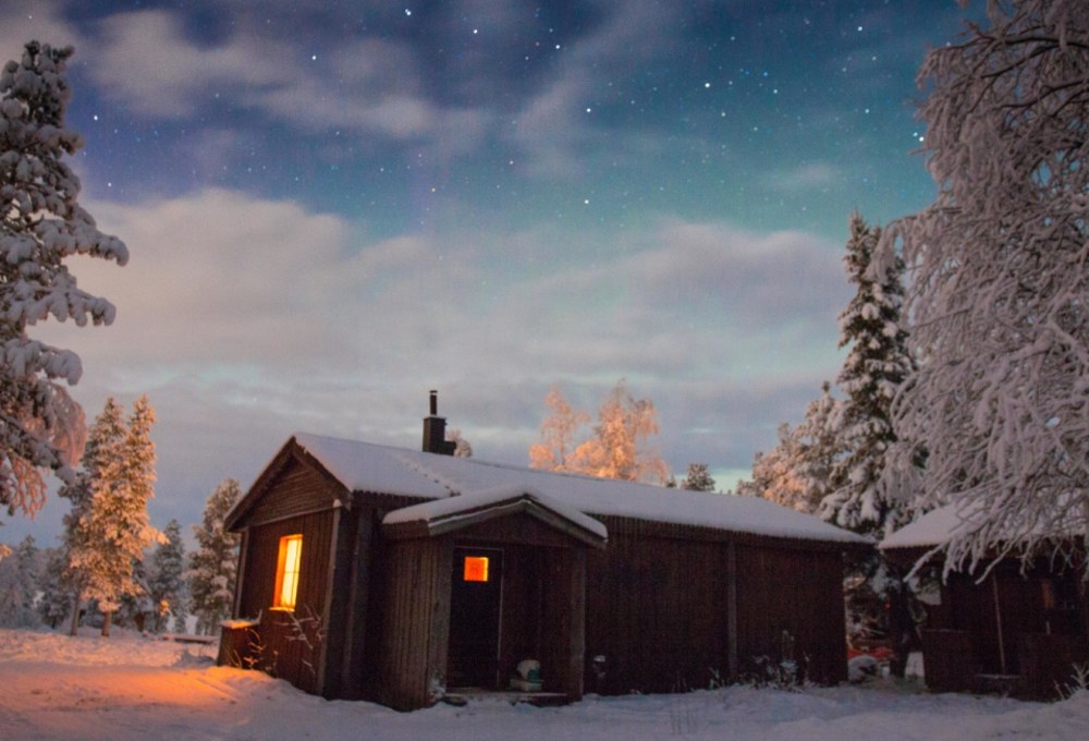 Wildnishütte Schweden
